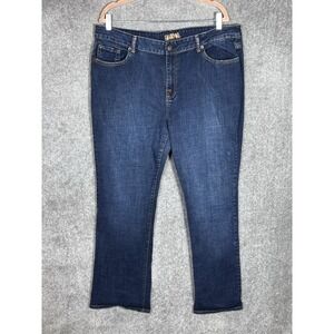 Bitten Sarah Jessica Parker Bootcut Jeans Womens Size 20 Blue Stretch Denim‎